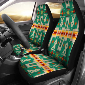 Green Tribe Design Native American Car Seat Covers 093223 - YourCarButBetter
