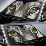 Green Wolf Eyes Car Auto Sun Shades 172609 - YourCarButBetter