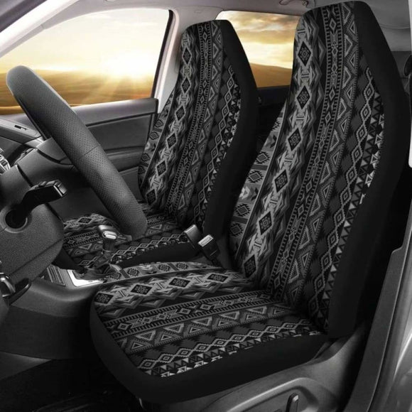 Grey Boho Aztec Car Seat Covers 105905 - YourCarButBetter