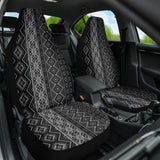 Grey Boho Aztec Car Seat Covers Decor In Car 210501 - YourCarButBetter