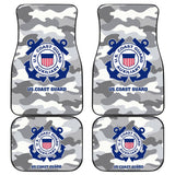 Grey Camouflage US Coast Guard Car Floor Mats 211008 - YourCarButBetter