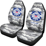 Grey Camouflage US Coast Guard Car Seat Covers 211008 - YourCarButBetter