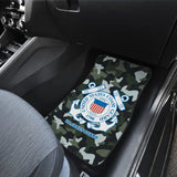 Grey Green Camouflage US Coast Guard Car Floor Mats 211008 - YourCarButBetter