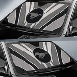 Grey Mustang Car Auto Sun Shades 210801 - YourCarButBetter