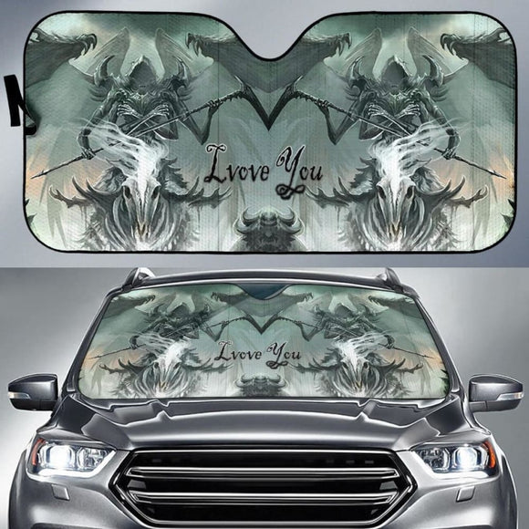 Grim Pearber Angel Car Sun Shades Amazing Gift Ideas 182102 - YourCarButBetter