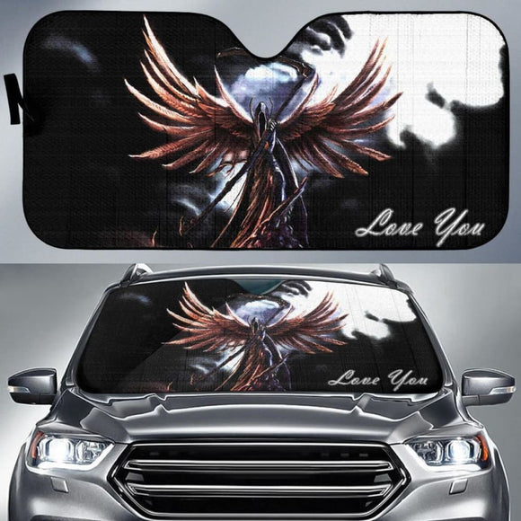 Grim Pearber Art Angel Car Sun Shades Amazing Gift 182102 - YourCarButBetter