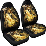 Grim Reaper And Girl Car Accessories Car Seat Covers 210603 - YourCarButBetter