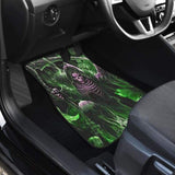 Grim Reaper Green Car Floor Mats Amazing Gift Ideas 213101 - YourCarButBetter
