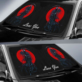 Grim Reaper Moon Car Sun Shades Amazing Gift Ideas 210101 - YourCarButBetter