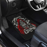 Grim Reaper Red Car Floor Mats Amazing Gift Ideas 213101 - YourCarButBetter