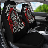 Grim Reaper Red Car Seat Covers Amazing Gift Ideas 213101 - YourCarButBetter