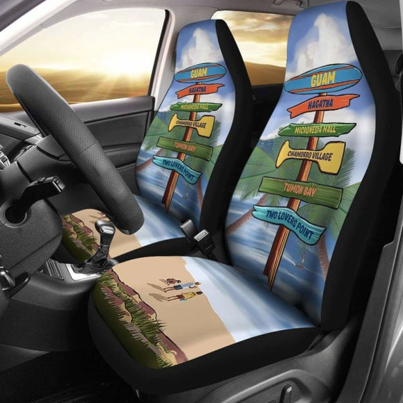 Guam Beach And Destinations Guam Car Seat Covers 9 153908 - YourCarButBetter