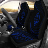 Guam Car Seat Covers - Blue - Frida Style - 105905 - YourCarButBetter