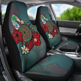Guam Car Seat Covers Blue Turtle Tribal Amazing 091114 - YourCarButBetter