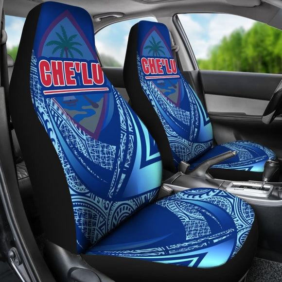 Guam Car Seat Covers - Che’Lu Polynesian Patterns Sport Style - 093223 - YourCarButBetter