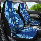 Guam Car Seat Covers - Guam Coat Of Arms Polynesian Tattoo Flag - 9 174914 - YourCarButBetter