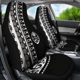 Guam Car Seat Covers - Guam Coat Of Arms Polynesian Tattoo Half - 2 1 174914 - YourCarButBetter