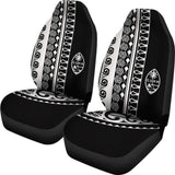 Guam Car Seat Covers - Guam Coat Of Arms Polynesian Tattoo Half - 2 1 174914 - YourCarButBetter