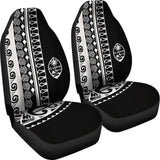 Guam Car Seat Covers - Guam Coat Of Arms Polynesian Tattoo Half - 2 1 174914 - YourCarButBetter