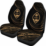 Guam Car Seat Covers - Gold - Frida Style - 105905 - YourCarButBetter