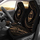 Guam Car Seat Covers - Gold - Frida Style - 105905 - YourCarButBetter