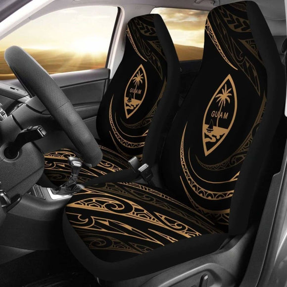 Guam Car Seat Covers - Gold - Frida Style - 105905 - YourCarButBetter