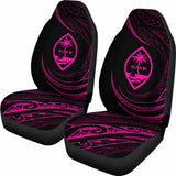 Guam Car Seat Covers - Pink - Frida Style - 105905 - YourCarButBetter