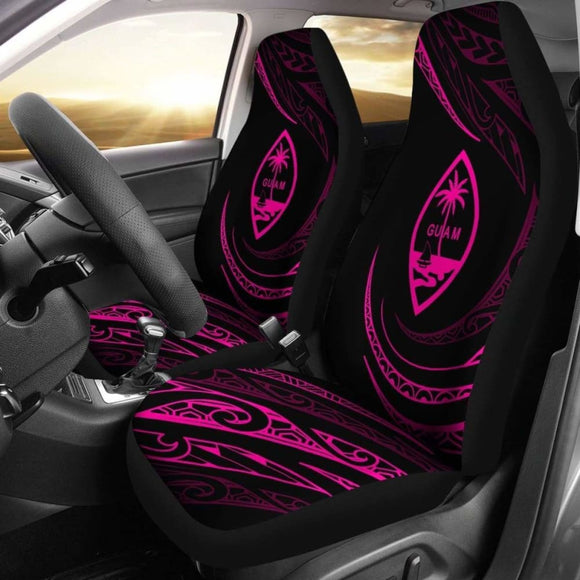 Guam Car Seat Covers - Pink - Frida Style - 105905 - YourCarButBetter