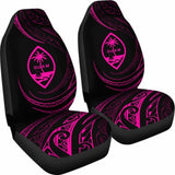 Guam Car Seat Covers - Pink - Frida Style - 105905 - YourCarButBetter