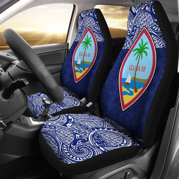 Guam Car Seat Covers - Polynesian Design - 105905 - YourCarButBetter