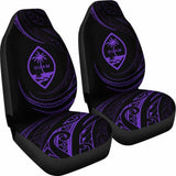 Guam Car Seat Covers - Purple - Frida Style - 105905 - YourCarButBetter
