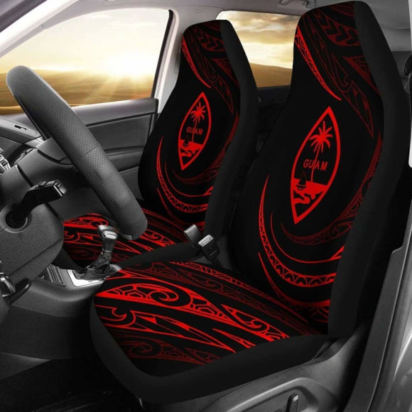 Guam Car Seat Covers - Red - Frida Style - 105905 - YourCarButBetter