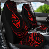 Guam Car Seat Covers - Red - Frida Style - 105905 - YourCarButBetter