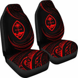 Guam Car Seat Covers - Red - Frida Style - 105905 - YourCarButBetter