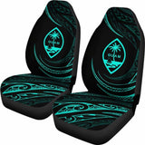 Guam Car Seat Covers - Turquoise - Frida Style - 105905 - YourCarButBetter