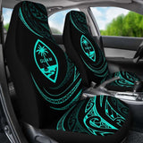 Guam Car Seat Covers - Turquoise - Frida Style - 105905 - YourCarButBetter