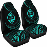 Guam Car Seat Covers - Turquoise - Frida Style - 105905 - YourCarButBetter