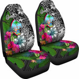 Guam Car Seat Covers - Turtle Plumeria Banana Leaf Crest - 091114 - YourCarButBetter