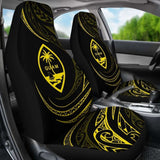 Guam Car Seat Covers - Yellow - Frida Style - 105905 - YourCarButBetter