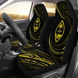 Guam Car Seat Covers - Yellow - Frida Style - 105905 - YourCarButBetter