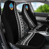 Guam Modern Tribal Black Car Seat Covers 093223 - YourCarButBetter