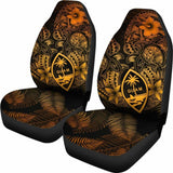 Guam Polynesian Car Seat Covers - Gold Turtle Homeland - Amazing 091114 - YourCarButBetter