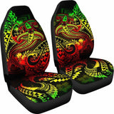 Guam Polynesian Car Seat Covers - Reggae Shark Polynesian Tattoo - 18 102802 - YourCarButBetter