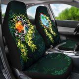 Guam Polynesian Car Seat Covers - Ti Leaf Lei Turtle - Amazing 091114 - YourCarButBetter
