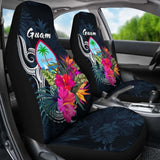 Guam Polynesian Car Seat Covers - Tropical Flower - 105905 - YourCarButBetter