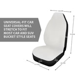 Guam Seal Navy Hibiscus Palm Leaves Car Seat Covers 174510 - YourCarButBetter
