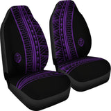 Guam Seal Purple Tribal Car Seat Covers 093223 - YourCarButBetter