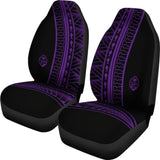 Guam Seal Purple Tribal Car Seat Covers 093223 - YourCarButBetter