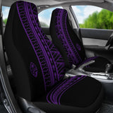 Guam Seal Purple Tribal Car Seat Covers 093223 - YourCarButBetter