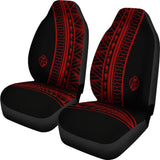 Guam Seal Red Tribal Car Seat Covers 093223 - YourCarButBetter